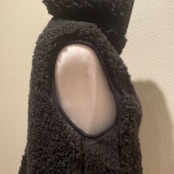 Weatherproof Vintage Hooded Sherpa Vest Black Size M - Picture 7 of 8
